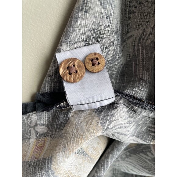 Tommy Bahama Silk Hawaiian Shirt Size XXL Short Sleeve Cigar Print Relaxed Fit - Picture 7 of 8